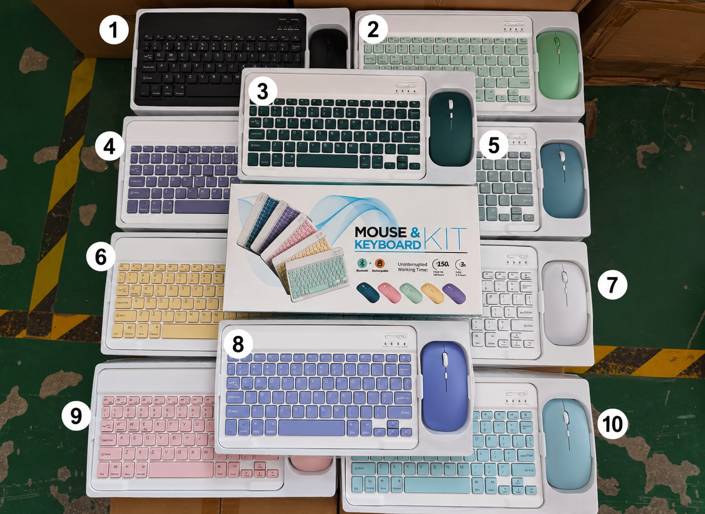 Ultra-Slim Premium Wireless Keyboard & Mouse Combo