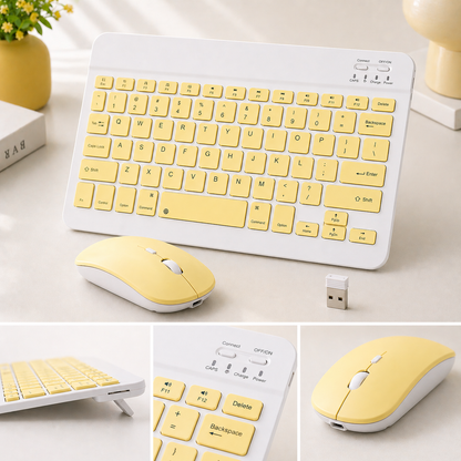 Ultra-Slim Premium Wireless Keyboard & Mouse Combo