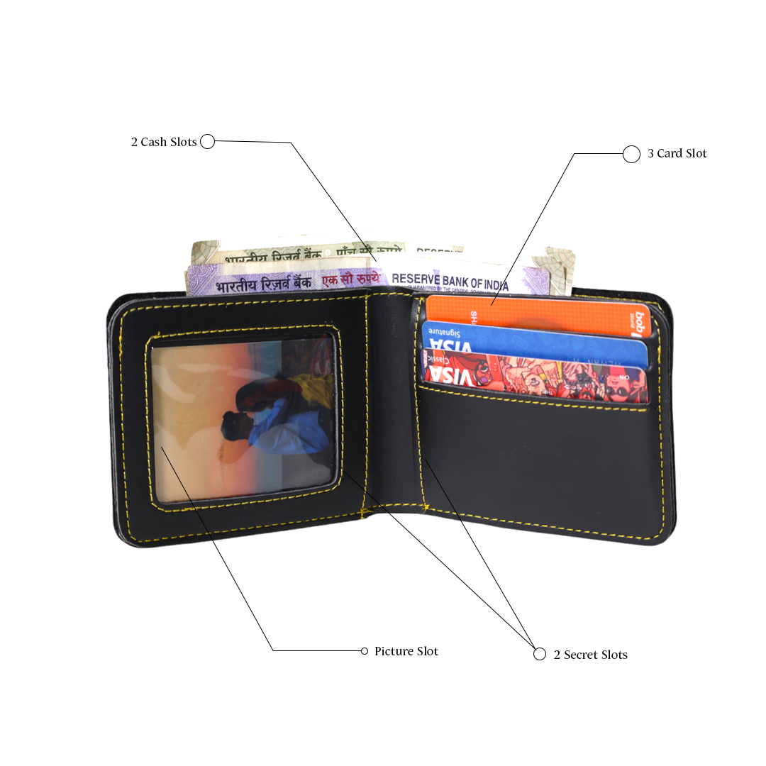 Personalised Leather Wallet for Men